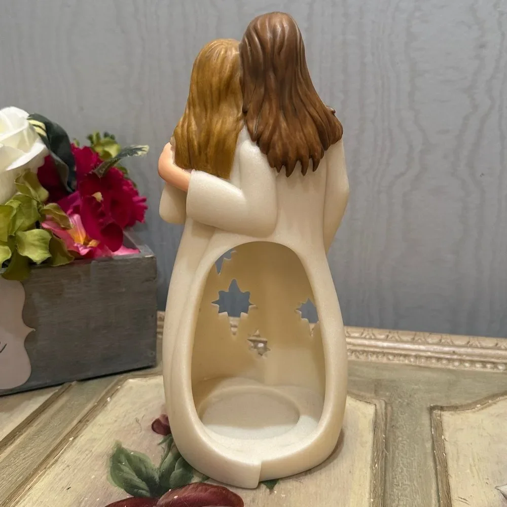 OakiWay Nativity Scene Candle Holder Figurine